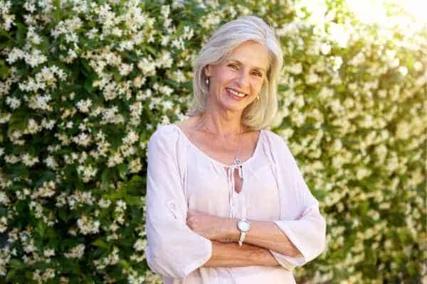 Older woman happy with urinary incontinence treatment Hedge End